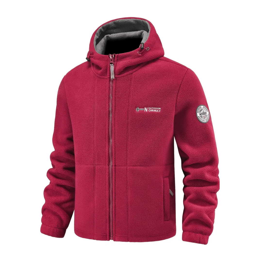 Men's Windproof Hooded Fleece Jacket for Walking & Hiking — photo 19