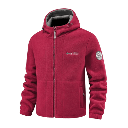 Men's Windproof Hooded Fleece Jacket for Walking & Hiking — photo 19