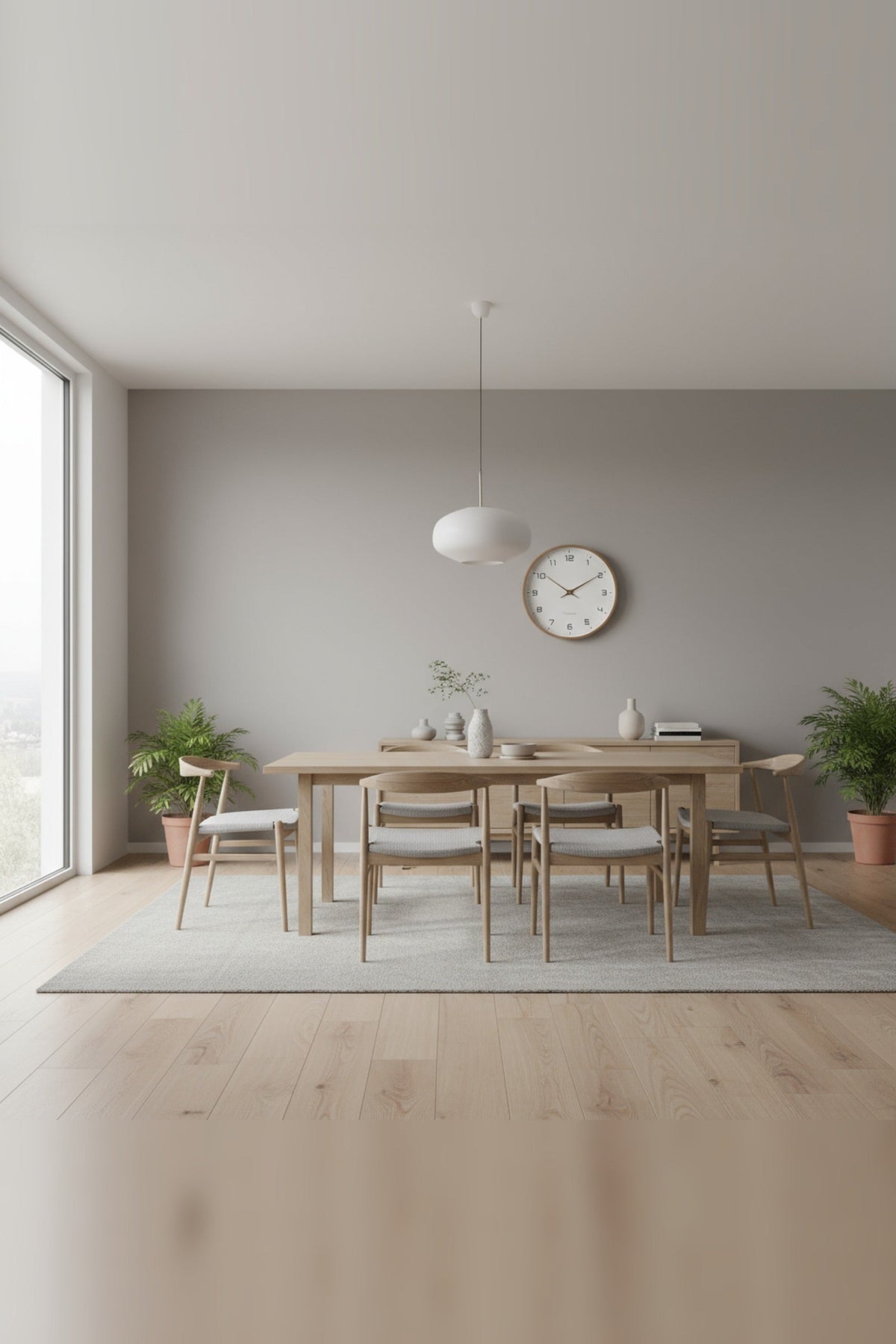 Wooden Frame Wall Clock with Silent Movement – No Ticking at Night — photo 2