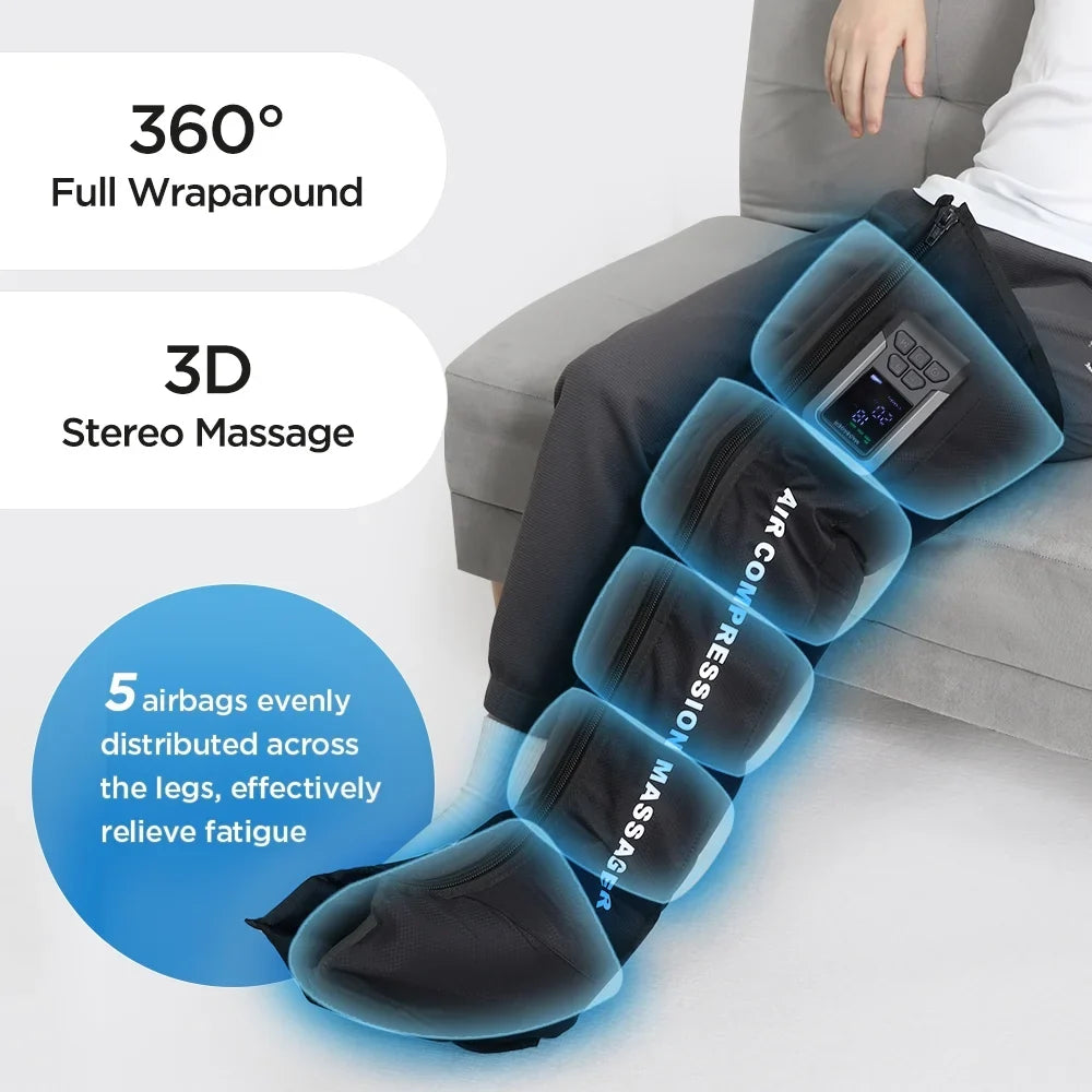 Air Compression Massager – Wireless Recovery for Leg Circulation & Muscle Relief — photo 3