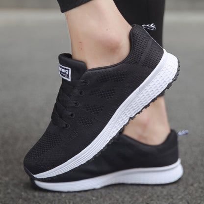 Alice - Women's Orthopaedic Slip-On Lace-Up Trainers — photo 3