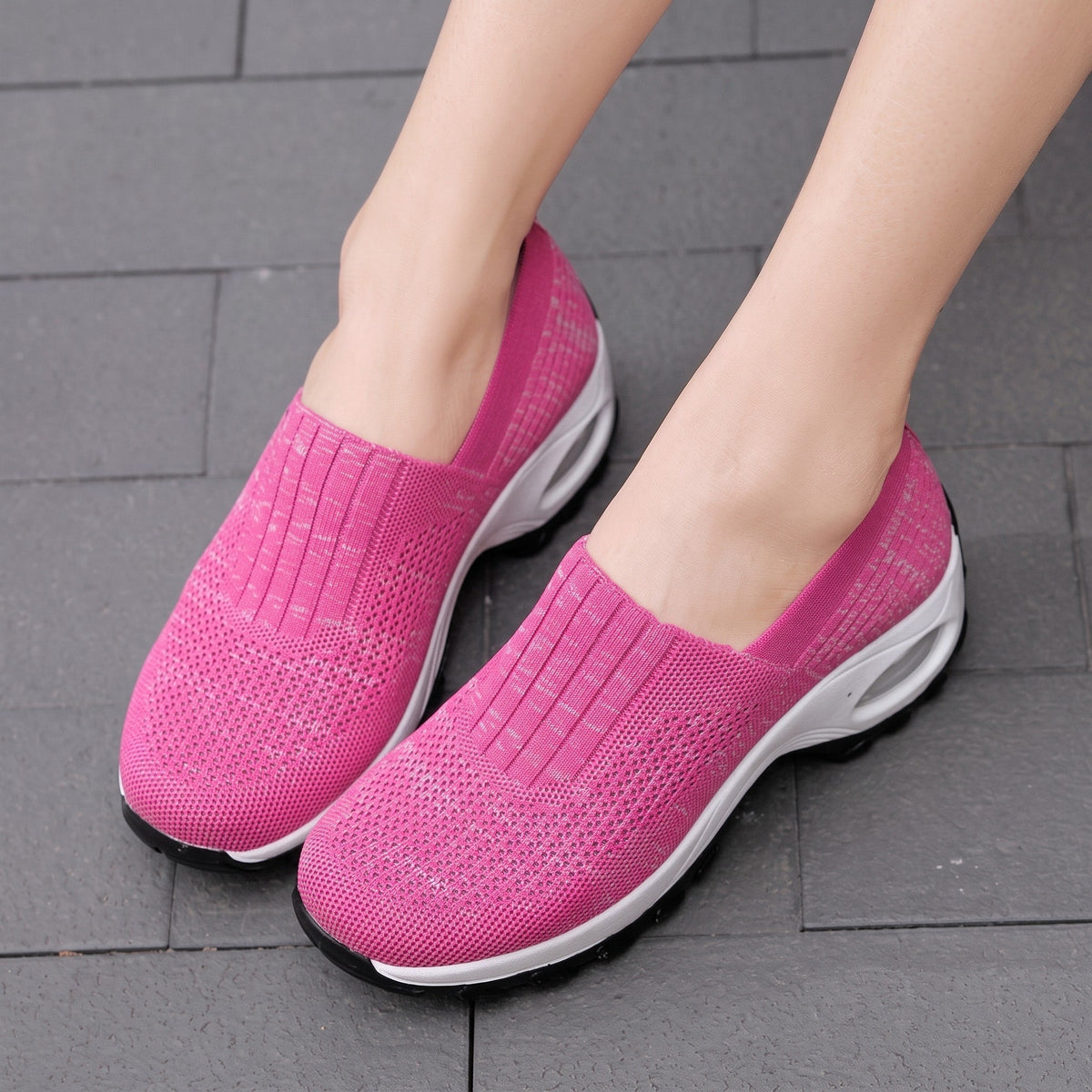 Alice - Women's Orthopaedic Slip-On Trainers with Air Sole Support — photo 5