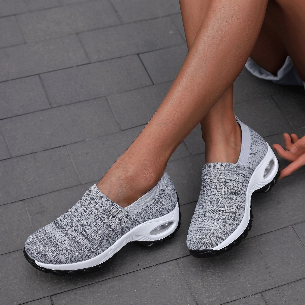 Alice - Women's Orthopaedic Slip-On Trainers with Air Sole Support — photo 3