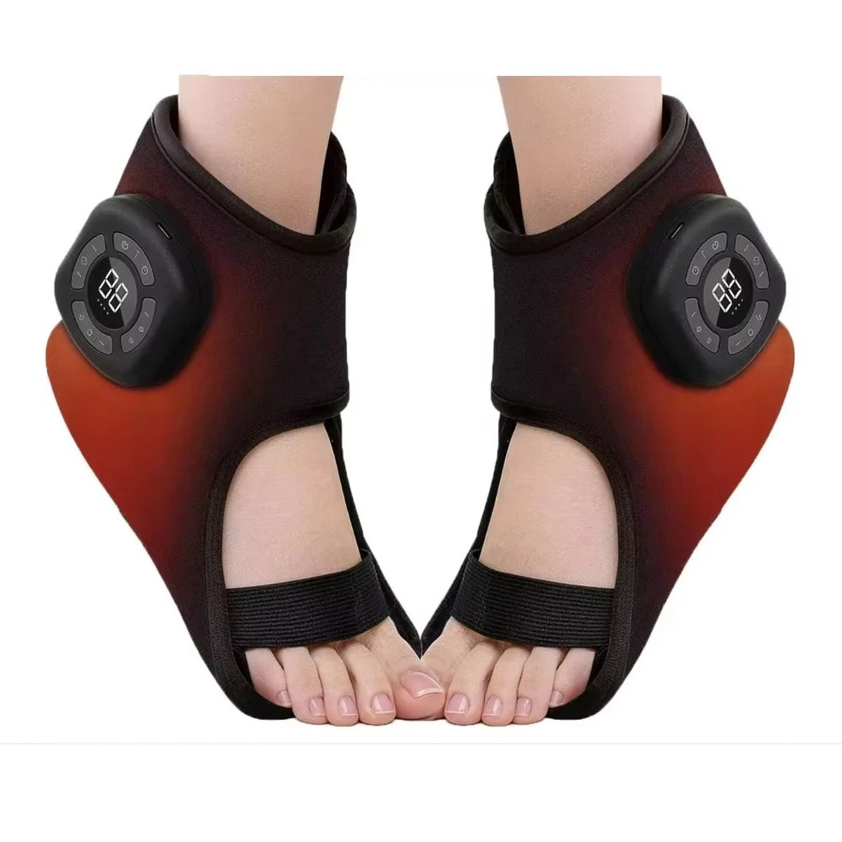 Cordless Ankle & Foot Massager 3 Modes 5 Levels with Heat & Vibration — photo 1