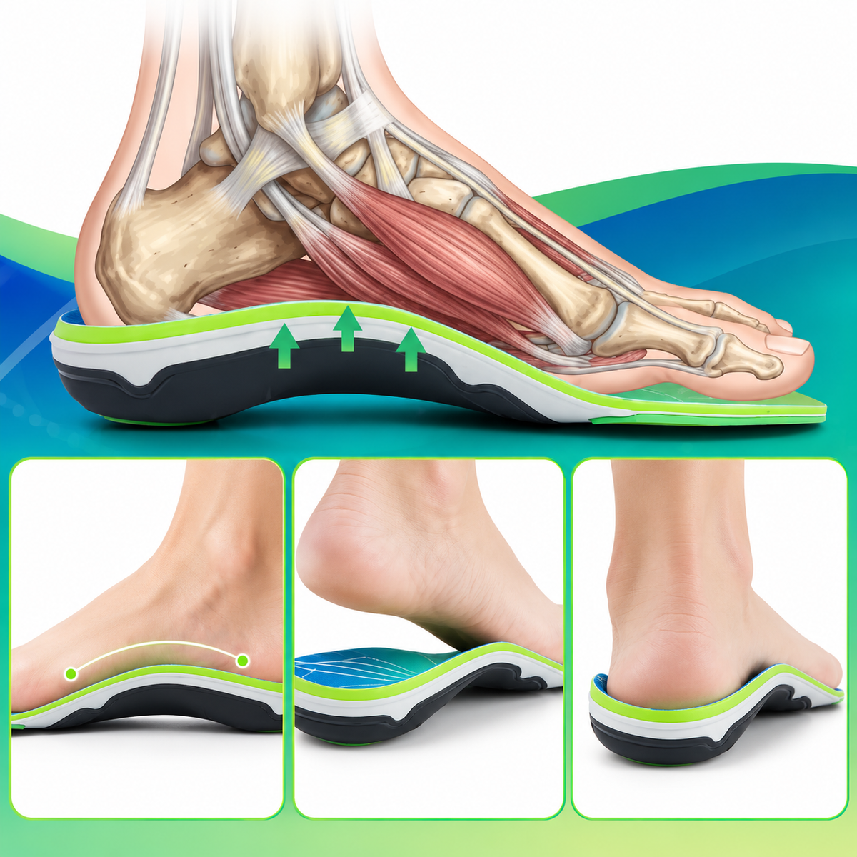 Arkovia | Orthopedic Insoles | High Arch Support & Deep Heel Cup — photo 5