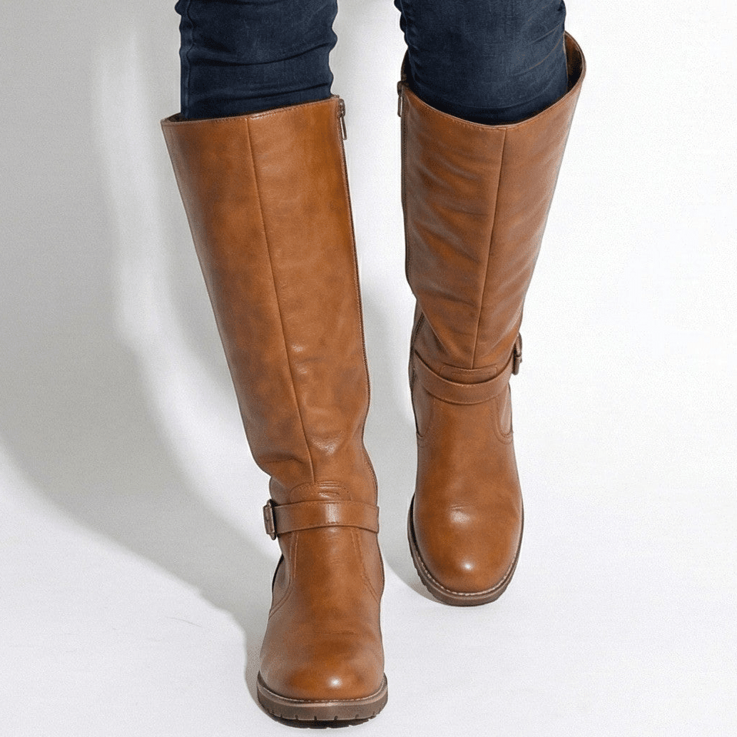 Aurela – Women’s Leather Supportive Knee-High Boots — photo 8