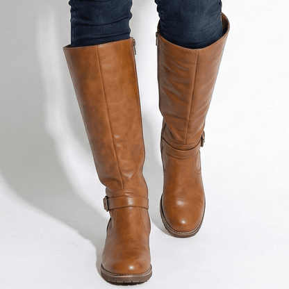 Aurela – Women’s Leather Supportive Knee-High Boots — photo 8