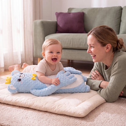 Baby Patting Pillow Sandy Blue Bear — photo 5