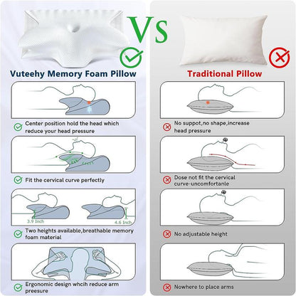 CozyRest® Memory Foam Neck Pillow — photo 6