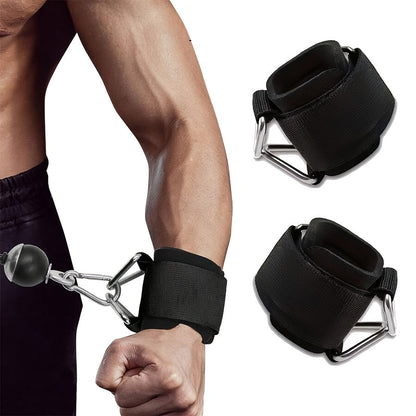 Adjustable Anti Slip Weight Lifting Wrist Straps in Durable Nylon for Deadlifts, Rows and Pull Ups — photo 7