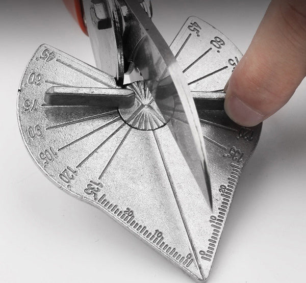 Multi-Angle Precision Craft Scissors, Stainless Steel Cutting Tool for Fabric and Paper — photo 4