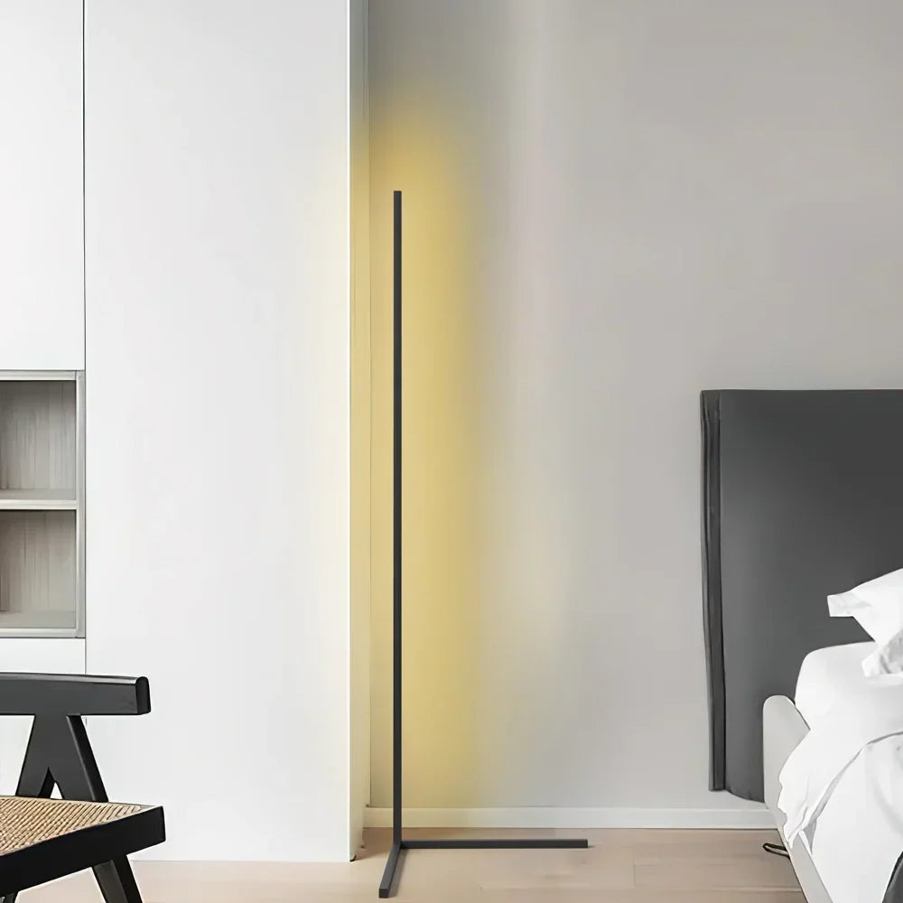 Nordic LED Floor Lamp with Remote, Dimmable RGB and Warm White, 142 cm — photo 7