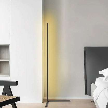 Nordic LED Floor Lamp with Remote, Dimmable RGB and Warm White, 142 cm — photo 7