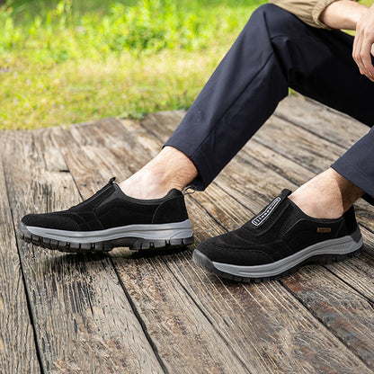 All-Day Comfort, Lace-Free Orthopedic Shoes Wide Toe Box, Non-Slip Grip
