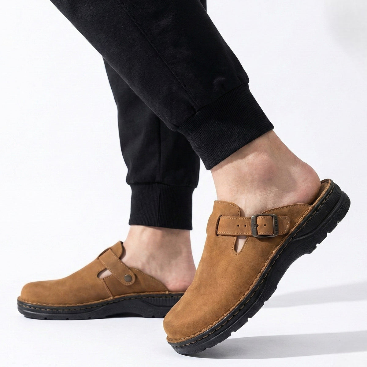 Benjamin – Elegant Orthopaedic Clogs – Slip-Resistant, Padded Sole — photo 12