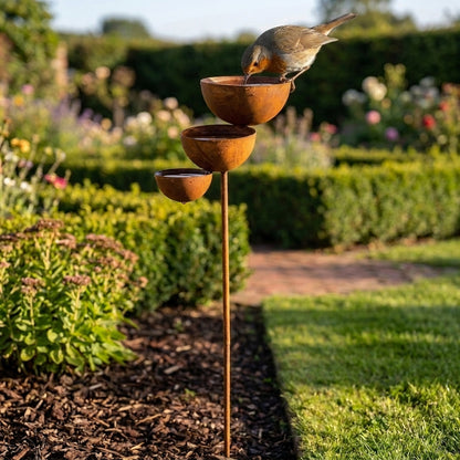 Three-Tier Bird Bath: Water Station and Garden Ornament in One — photo 4