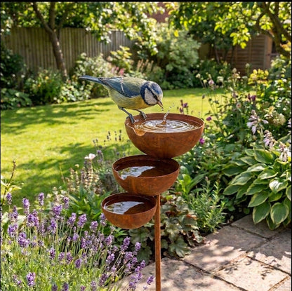 Three-Tier Bird Bath: Water Station and Garden Ornament in One — photo 5