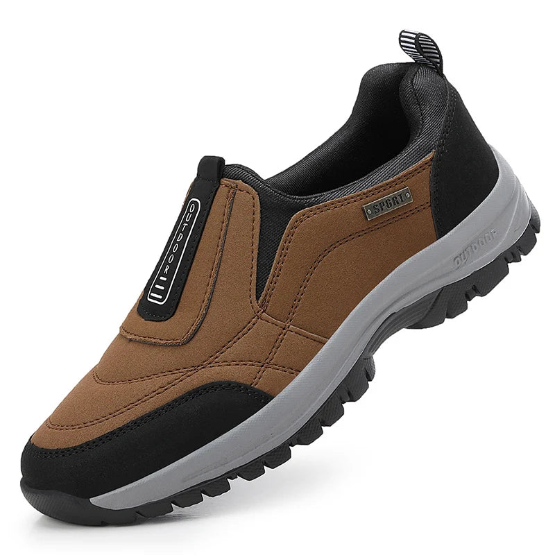All-Day Comfort, Lace-Free Orthopedic Shoes Wide Toe Box, Non-Slip Grip
