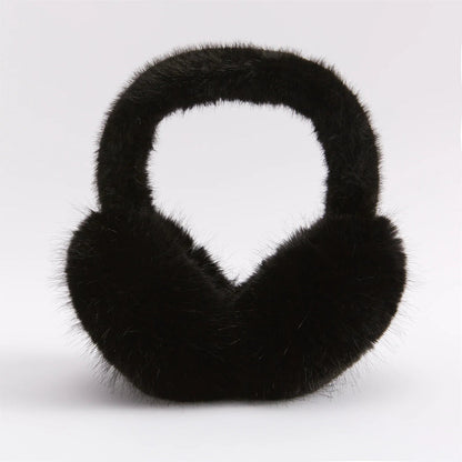 Faux Rabbit Fur Earmuffs Foldable Winter Ear Warmers for Adults — photo 5