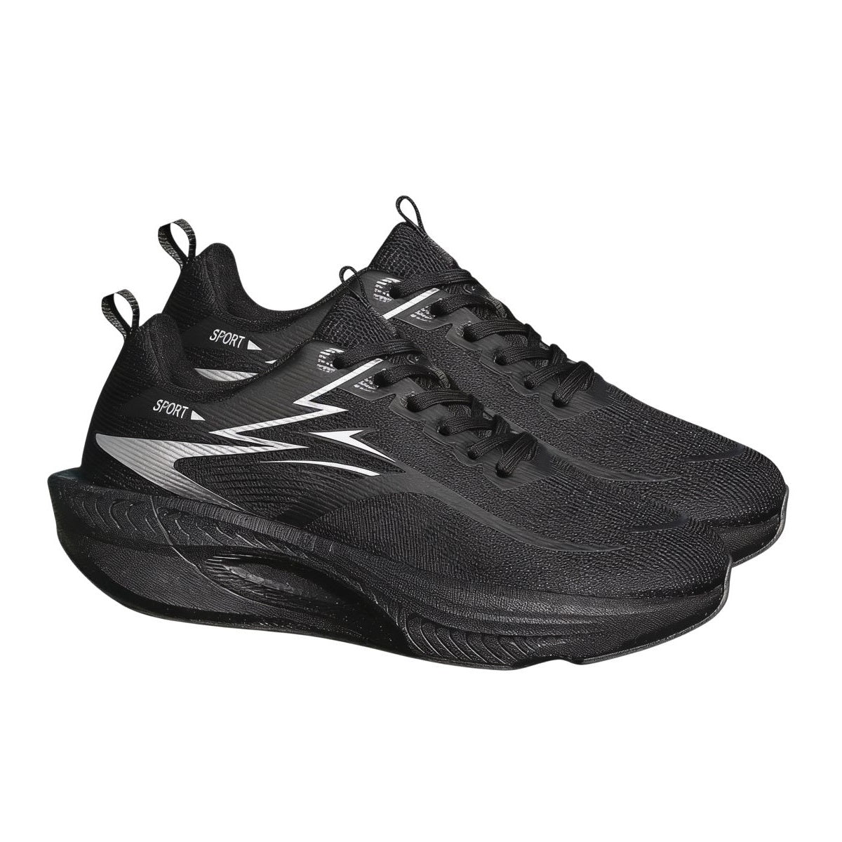 Carbon Plate Running Shoes Breathable Air Cushion Athletic Sneakers — photo 4