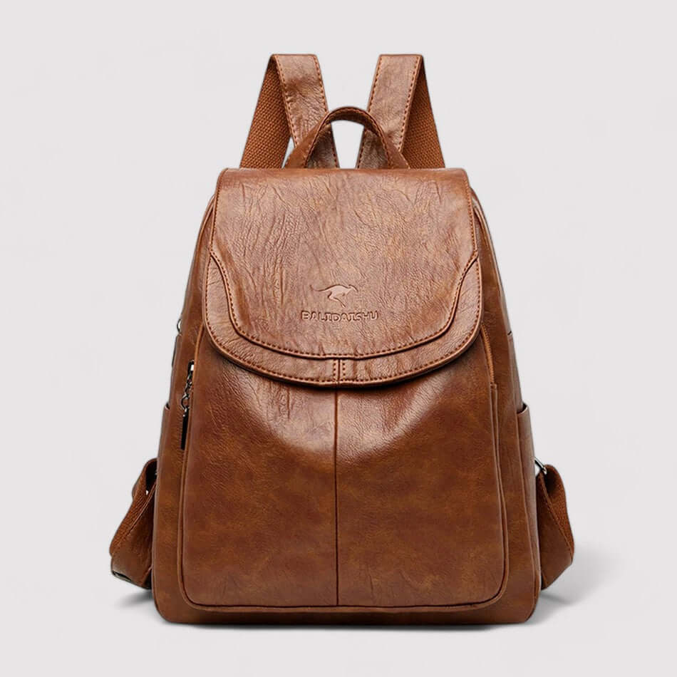Women's Anti-Theft Leather Backpack for Travel & Daily Use — photo 1