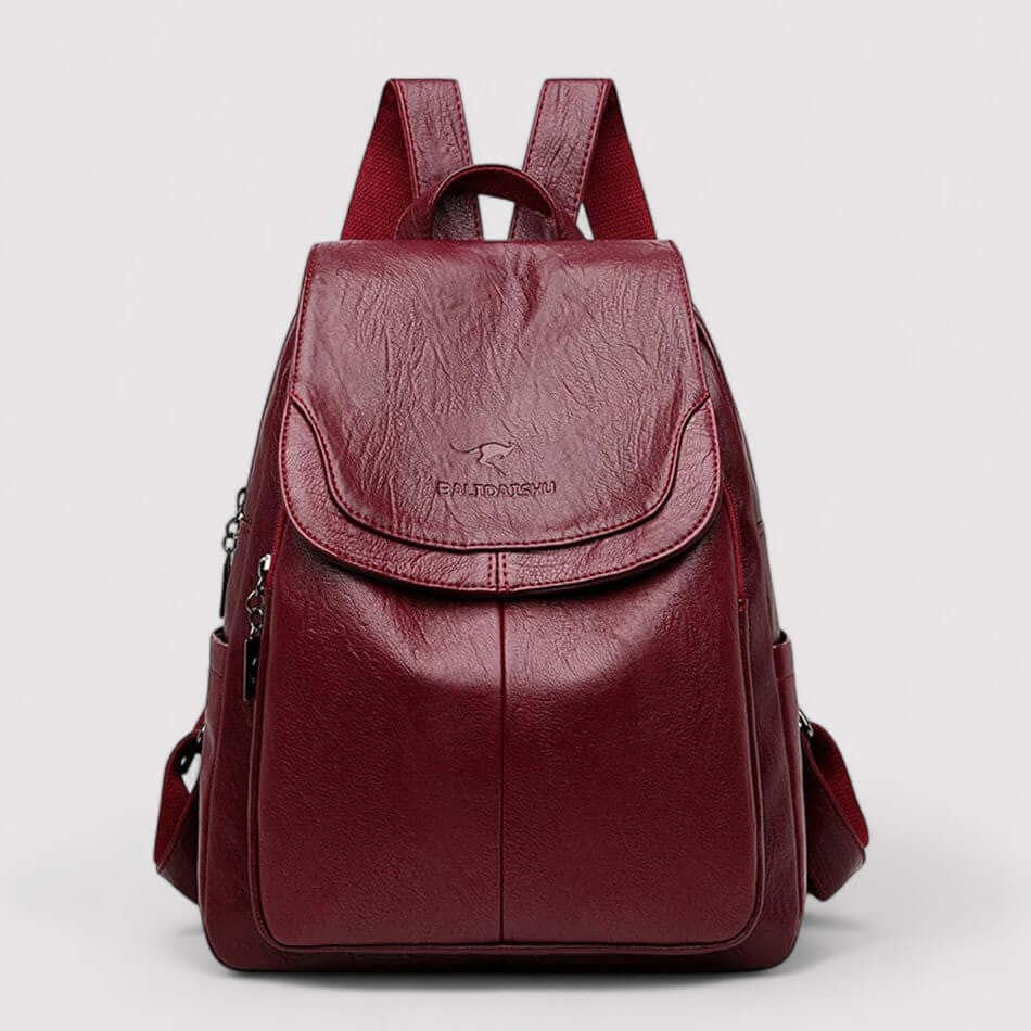 Women's Anti-Theft Leather Backpack for Travel & Daily Use — photo 6