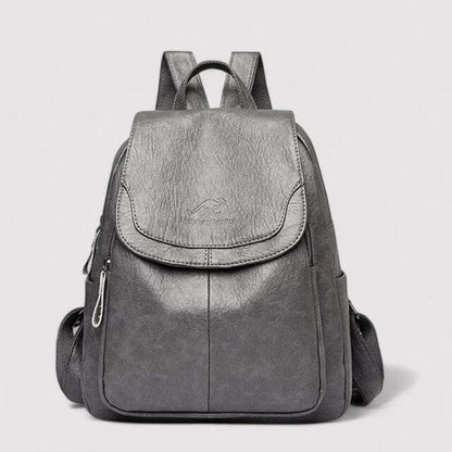 Women's Anti-Theft Leather Backpack for Travel & Daily Use — photo 9