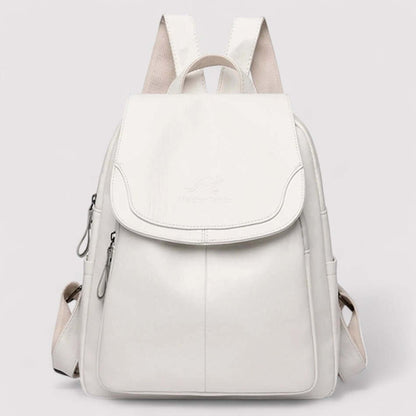 Women's Anti-Theft Leather Backpack for Travel & Daily Use — photo 11