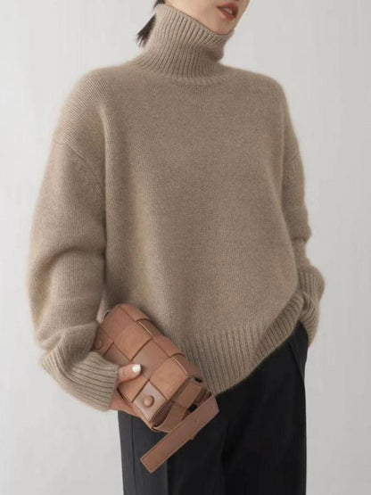Women's Cashmere Turtleneck Jumper — photo 2