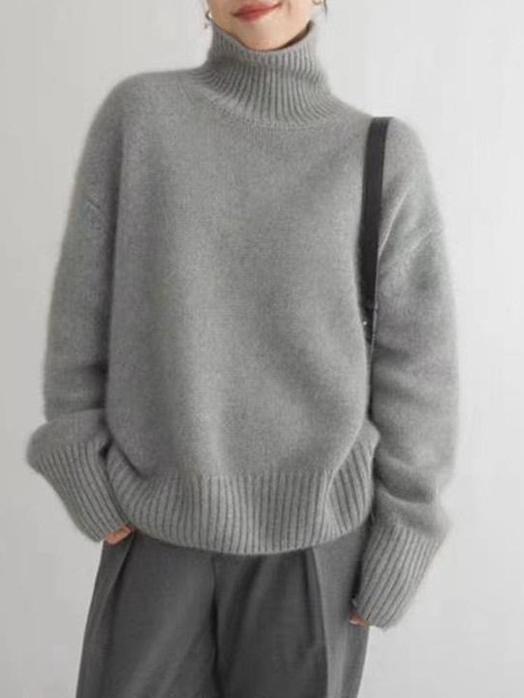 Women's Cashmere Turtleneck Jumper — photo 3