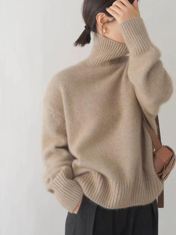 Women's Cashmere Turtleneck Jumper — photo 4