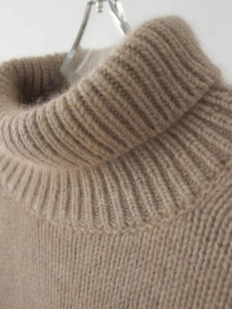 Women's Cashmere Turtleneck Jumper — photo 6