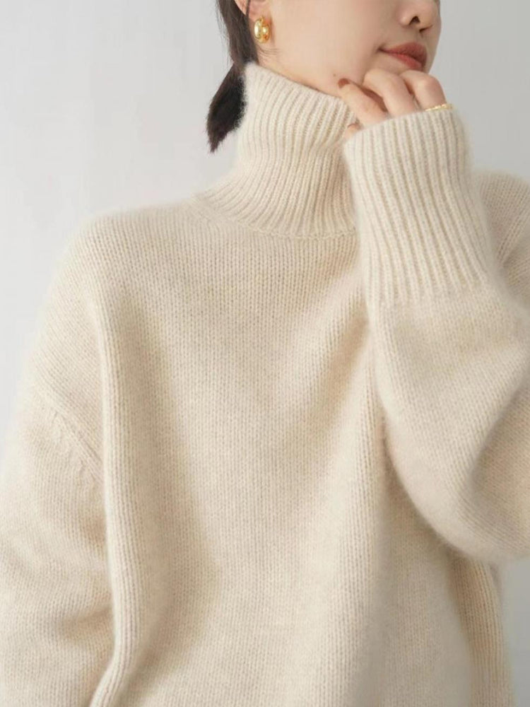 Women's Cashmere Turtleneck Jumper — photo 7