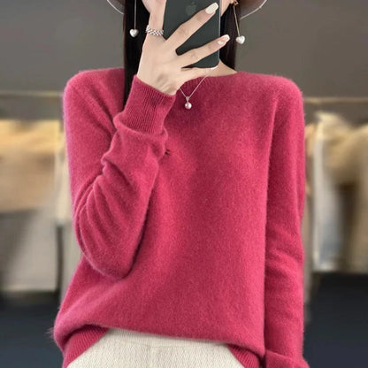 Women's Crewneck Cashmere Jumper - Pullover Style — photo 8