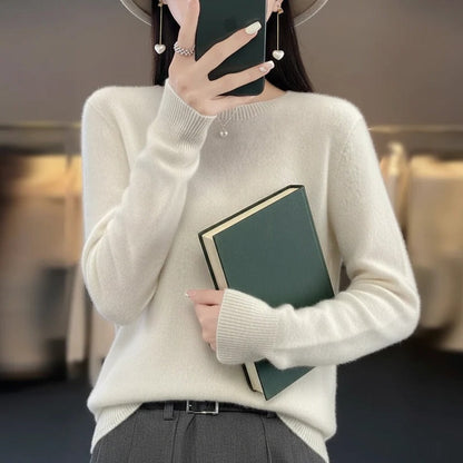Women's Crewneck Cashmere Jumper - Pullover Style — photo 12