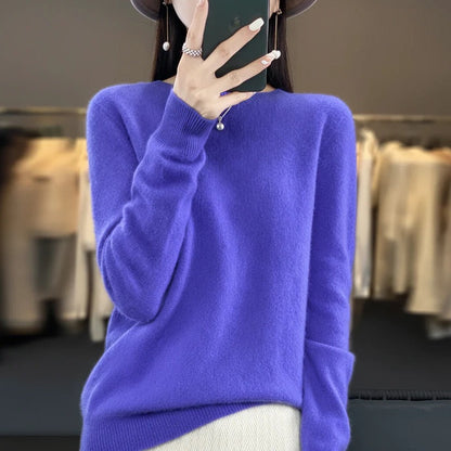 Women's Crewneck Cashmere Jumper - Pullover Style — photo 14