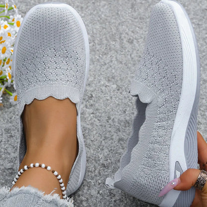 Cushioned Slip-On Walking Shoes for Women, Lightweight and Breathable — photo 11