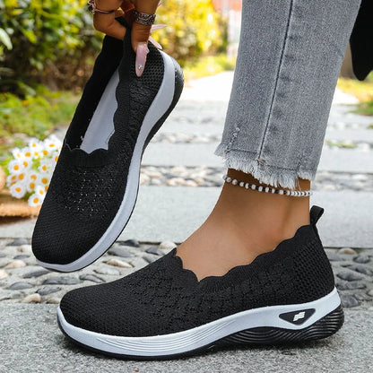 Cushioned Slip-On Walking Shoes for Women, Lightweight and Breathable — photo 13