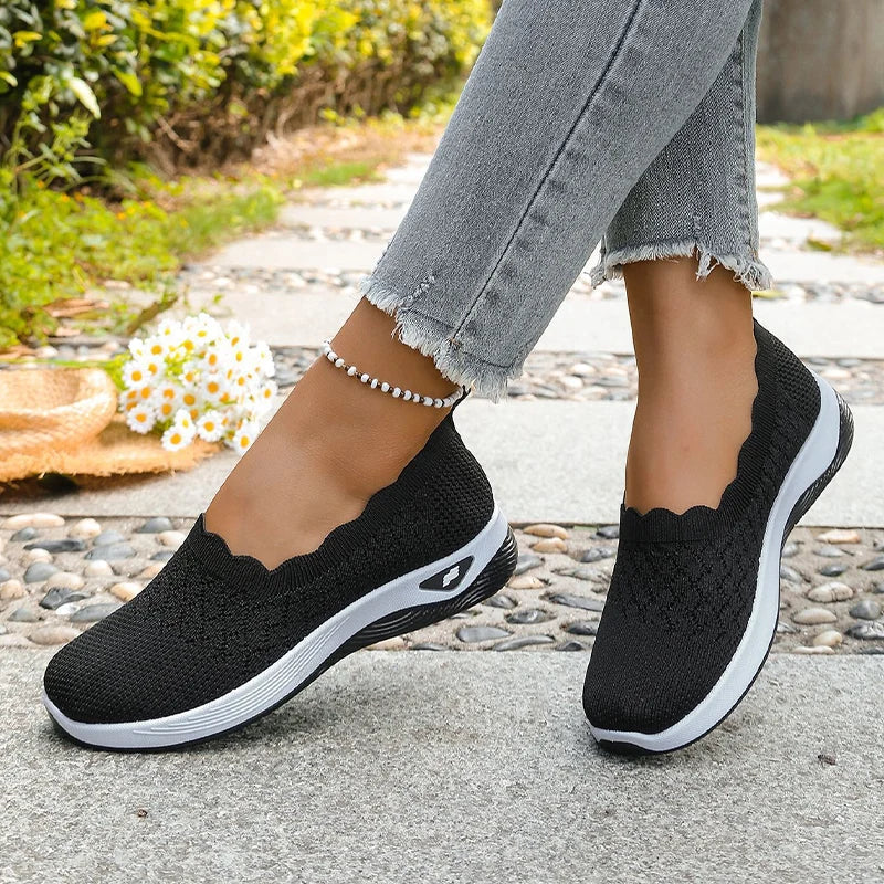 Cushioned Slip-On Walking Shoes for Women, Lightweight and Breathable — photo 14