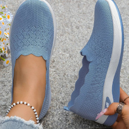 Cushioned Slip-On Walking Shoes for Women, Lightweight and Breathable — photo 16