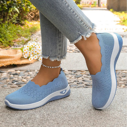 Cushioned Slip-On Walking Shoes for Women, Lightweight and Breathable — photo 17