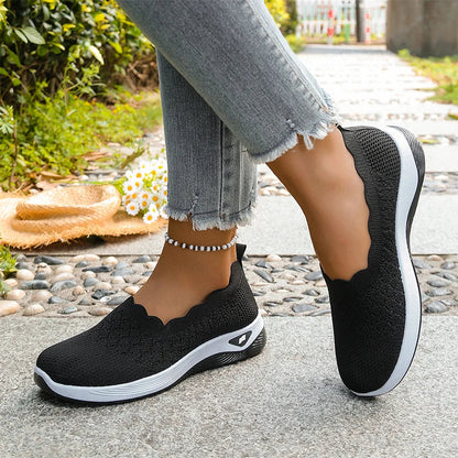 Cushioned Slip-On Walking Shoes for Women, Lightweight and Breathable — photo 15