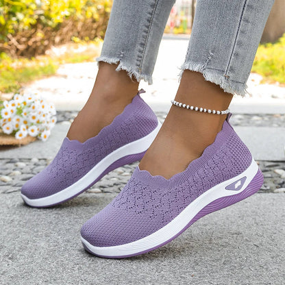 Cushioned Slip-On Walking Shoes for Women, Lightweight and Breathable — photo 19