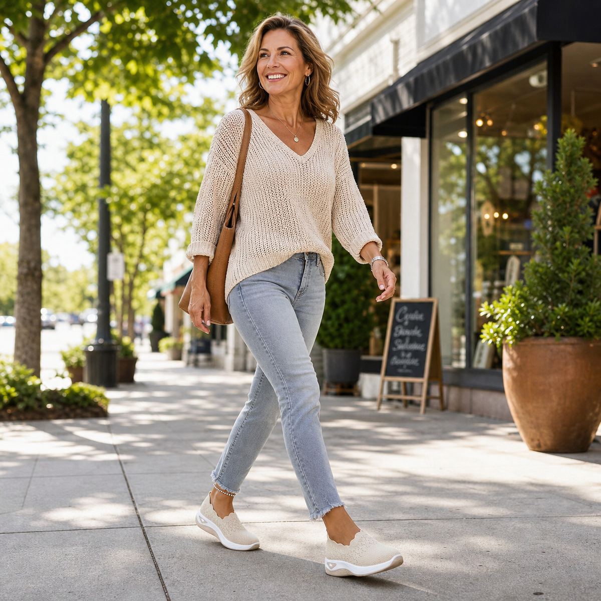 Cushioned Slip-On Walking Shoes for Women, Lightweight and Breathable — photo 7
