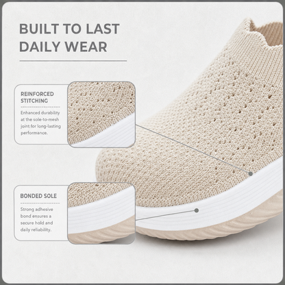 Cushioned Slip-On Walking Shoes for Women, Lightweight and Breathable — photo 4
