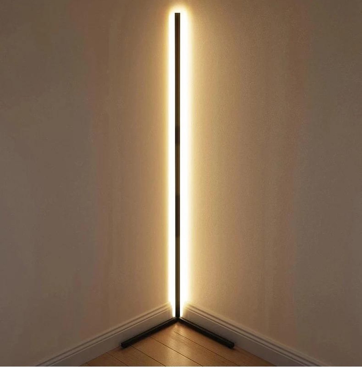 Nordic LED Floor Lamp with Remote, Dimmable RGB and Warm White, 142 cm — photo 12