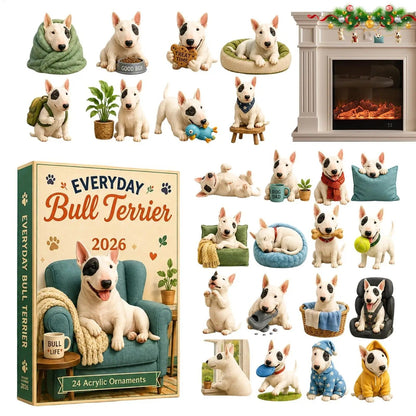 Bull Terrier Advent Calendar 2026 - 24 Days of Festive Fun — photo 1