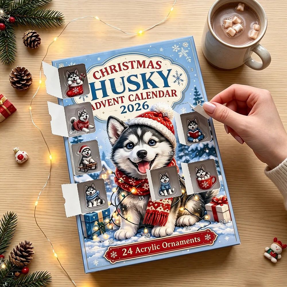 2026 Christmas Advent Calendar for Dogs - 24-Day Countdown with Husky Theme — photo 7