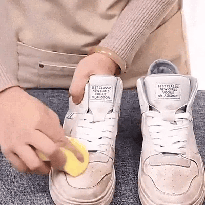 Shoe Cleaner | Water-Free Stain Remover & Protective Barrier | With Sponge — photo 5