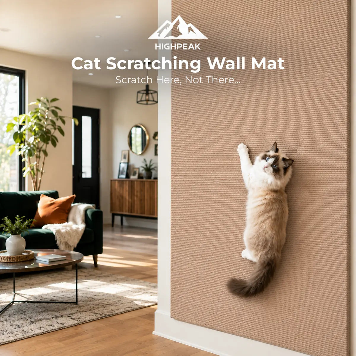 Cat Scratching Wall Mat — photo 1